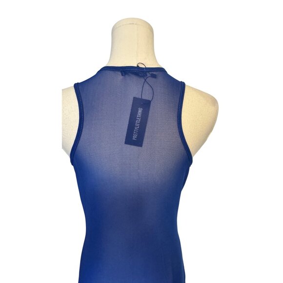 PrettyLittleThing Blue Maxi Dress - Picture 10 of 14